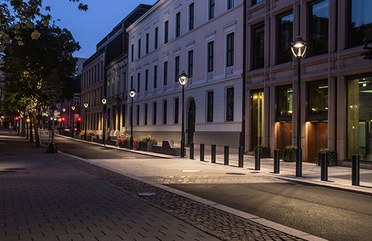 City of Oslo, Norway Strassenbeleuchtung Oslo