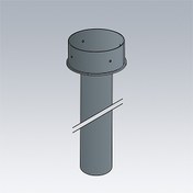 Urba Poller — URBA BOLLARD BASE MGR 800
